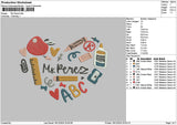 Msperez Embroidery File 6 sizes