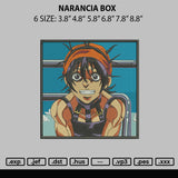 Narancia Box Embroidery File 6 sizes