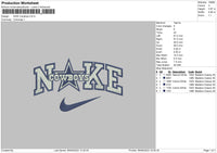 Nike Cowboys Embroidery File 6 sizes