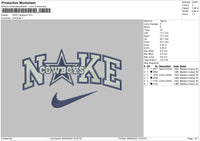 Nike Cowboys Embroidery File 6 sizes