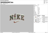 Nike Grinch V6 Embroidery File 6 sizes