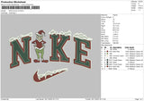 Nike Grinch V6 Embroidery File 6 sizes
