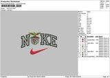 Nike Eagle Embroidery File 6 sizes