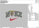Nike Eagle Embroidery File 6 sizes