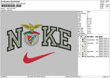 Nike Eagle Embroidery File 6 sizes