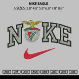 Nike Eagle Embroidery File 6 sizes