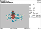 Nike Spiderhk V03 Embroidery File 6 sizes