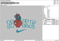 Nike Spiderhk V03 Embroidery File 6 sizes