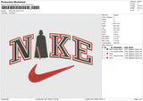 Nike Star W Embroidery File 6 sizes