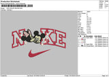 Nike Mickeykiss Embroidery File 6 sizes