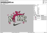 Nike Dance Embroidery File 6 sizes