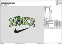 Nike Hulk V2 Embroidery File 6 sizes