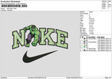 Nike Hulk V2 Embroidery File 6 sizes