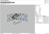 Nike Stitch Mummy Embroidery File 5 sizes