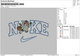 Nike Stitch Mummy Embroidery File 5 sizes