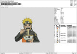 Narutoramen V2 Embroidery File 6 sizes