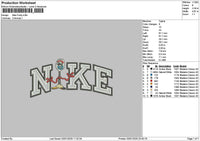 Nike Forky 01 Embroidery File 6 sizes