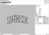 Nike Forky 01 Embroidery File 6 sizes