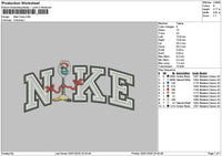 Nike Forky 01 Embroidery File 6 sizes
