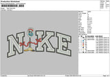 Nike Forky 01 Embroidery File 6 sizes