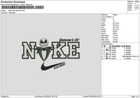 Nike Janessa V2 Embroidery File 6 sizes