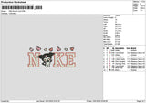 Nike Kuro Love 1301 Embroidery File 6 sizes