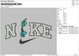 Nike Squidward 01 Embroidery File 6 sizes