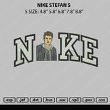 Nike Stefan S Embroidery File 6 sizes