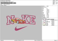 Nike Car 1612 Embroidery File 6 sizes
