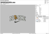 Nike Spongebob V5 Embroidery File 6 sizes