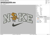 Nike Spongebob V5 Embroidery File 6 sizes