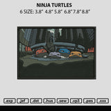 Ninja Turtles Embroidery File 6 sizes
