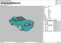Car 1012b Embroidery File 6 sizes