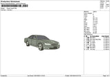 Car 1401a Embroidery File 6 sizes