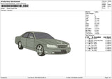 Car 1401a Embroidery File 6 sizes