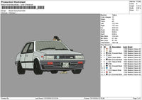Car Photoembro 1312 Embroidery File 6 sizes