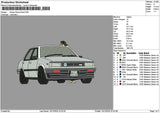 Car Photoembro 1312 Embroidery File 6 sizes