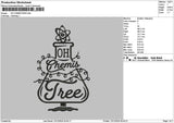 Tree Xmas 03 Embroidery File 6 sizes