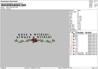 Oncetext Embroidery File 6 sizes