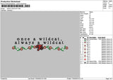 Oncetext Embroidery File 6 sizes