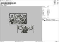 Op Comic Embroidery File 6 sizes