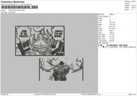 Op Comic Embroidery File 6 sizes
