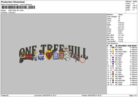 Treetext 02 Embroidery File 6 sizes
