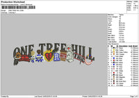 Treetext 02 Embroidery File 6 sizes