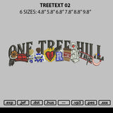 Treetext 02 Embroidery File 6 sizes
