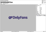 Onlytext Embroidery File 6 sizes