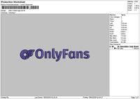 Onlytext Embroidery File 6 sizes