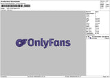 Onlytext Embroidery File 6 sizes