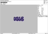 Oslbtext Embroidery File 6 sizes