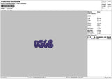 Oslbtext Embroidery File 6 sizes